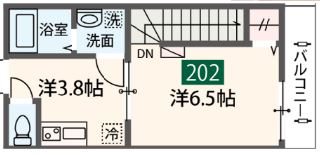MELDIA上荻３丁目 間取り