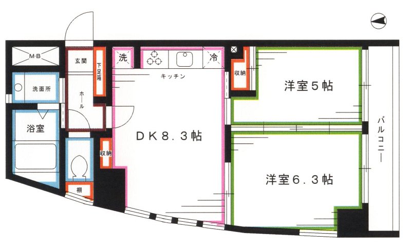 アールレジデンス東中野 間取り
