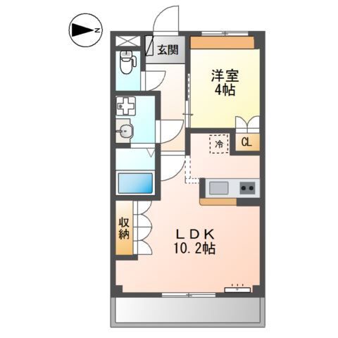 プラウディア天神 間取り