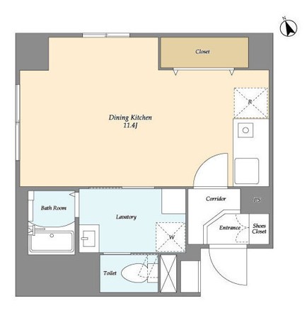 ISM東中野 間取り図
