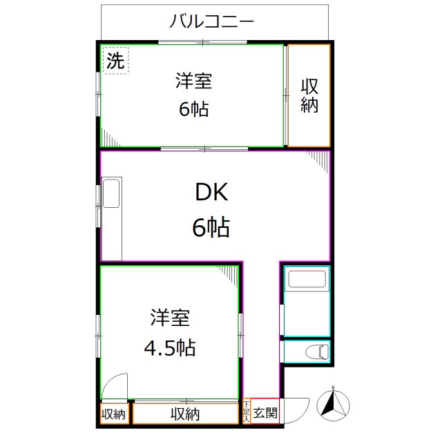 ヴィラ国分寺 間取り