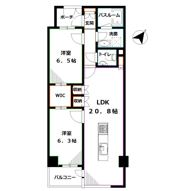 グローリオ吉祥寺本町 間取り
