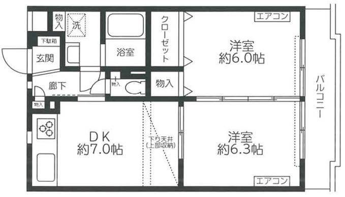 レジディア吉祥寺 間取り