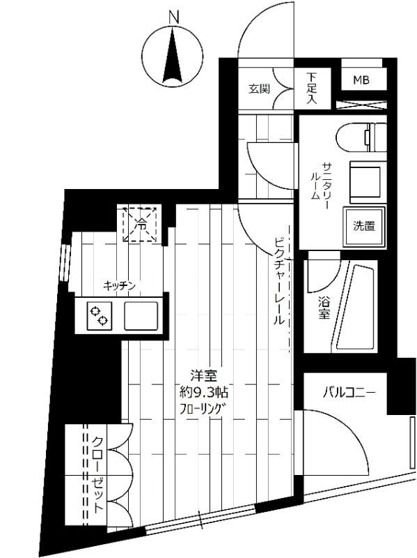ステージファースト方南町アジールコート 間取り