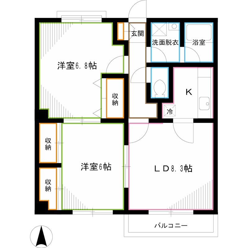 S・COURT　 間取り