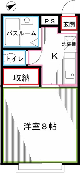 ハイムワカクサ 間取り