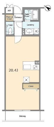 BLESS北新宿 間取り