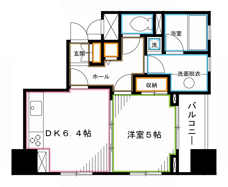 デュオ・スカーラ中野坂上 間取り
