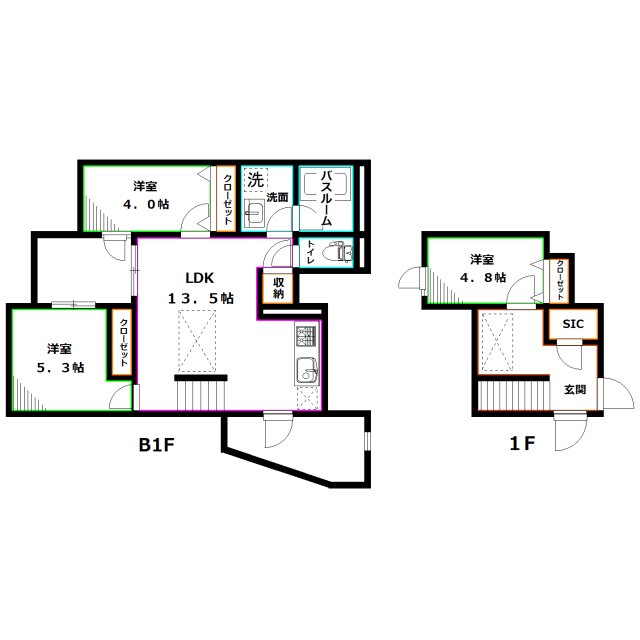 LiveFlat西荻窪 間取り