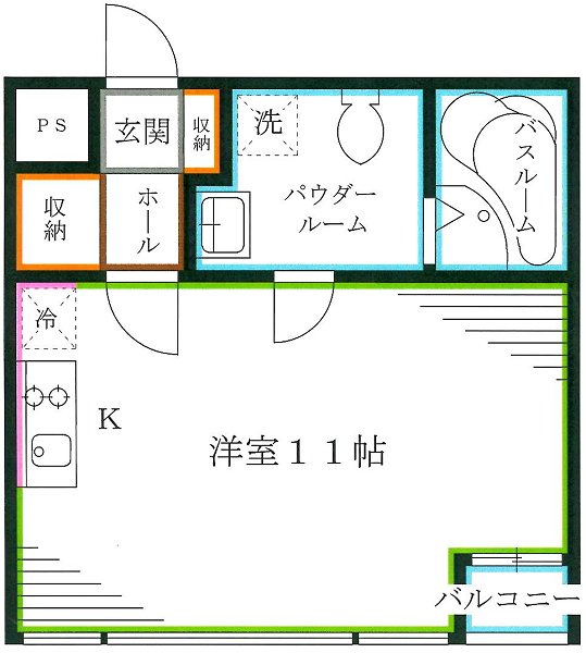 アクシスコート高円寺 間取り