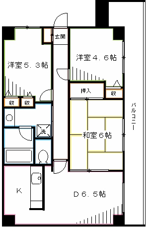 パークコート小金井 間取り