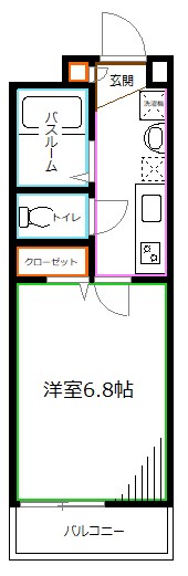 レソム南台   間取り