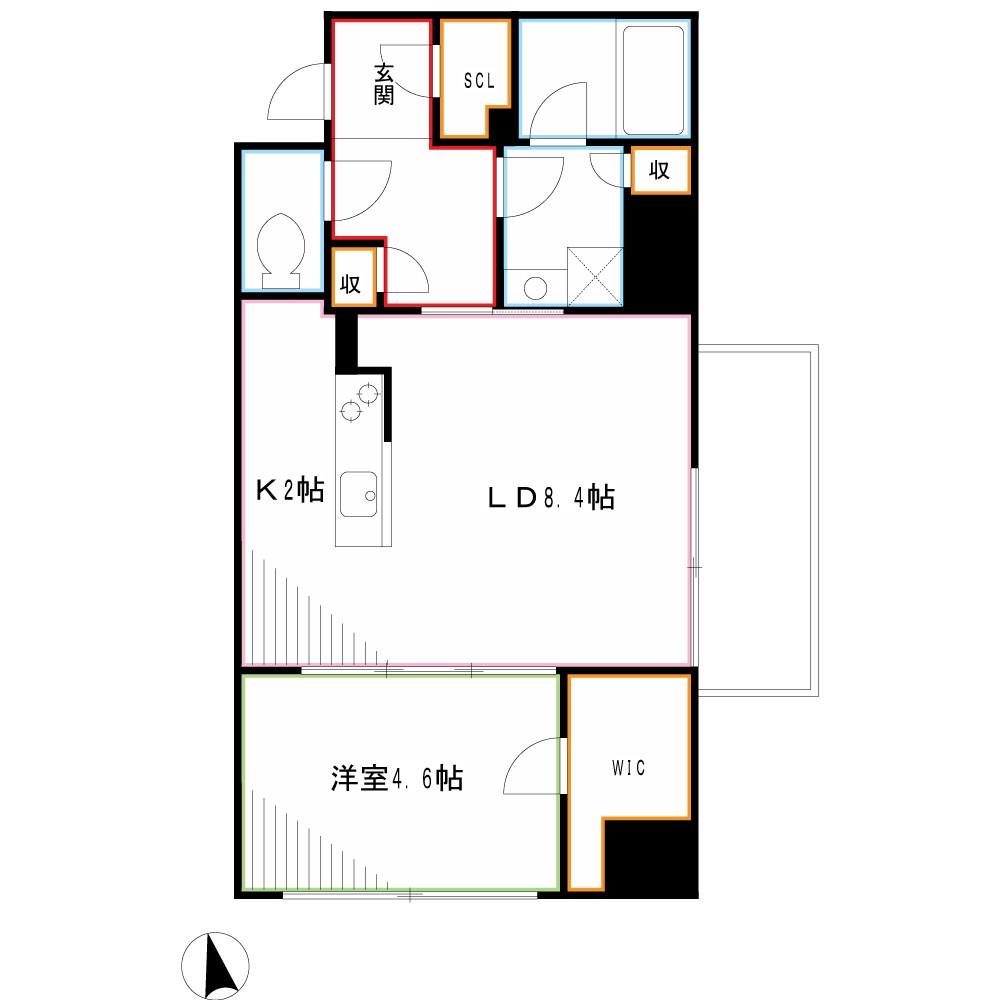 グロリアス西荻窪 間取り