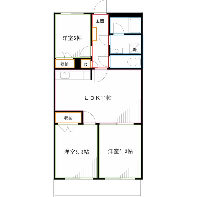 メゾン・ド・クインテット 間取り