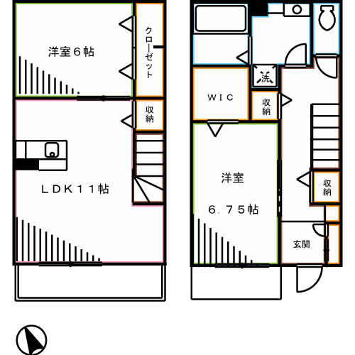 メゾン・ラマージュ  間取り