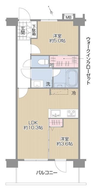 ベルジュール東伏見ii（ベルジュールヒガシフシミツー） 間取り