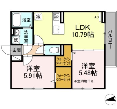 ラ・カーサ　グリシーナ 間取り