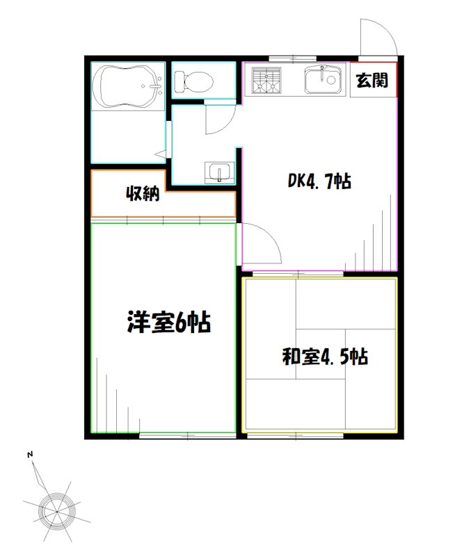 グランドエトワール Ⅱ 間取り