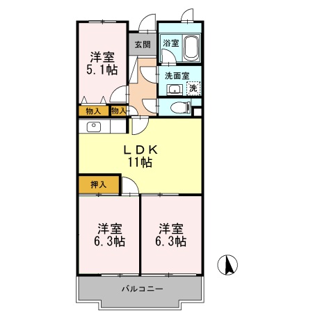 メゾン・ド・クインテット 間取り