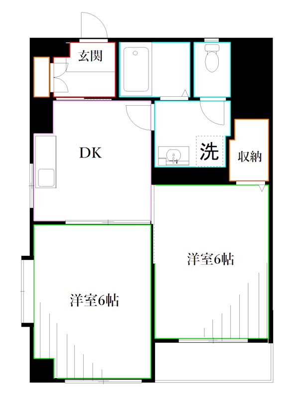 サンビレッジ武蔵野 間取り