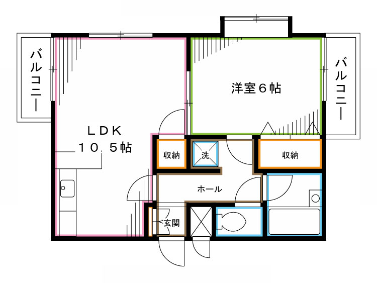 上高田フラッツ 間取り