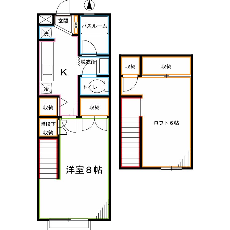 グランドールアべニュ 間取り