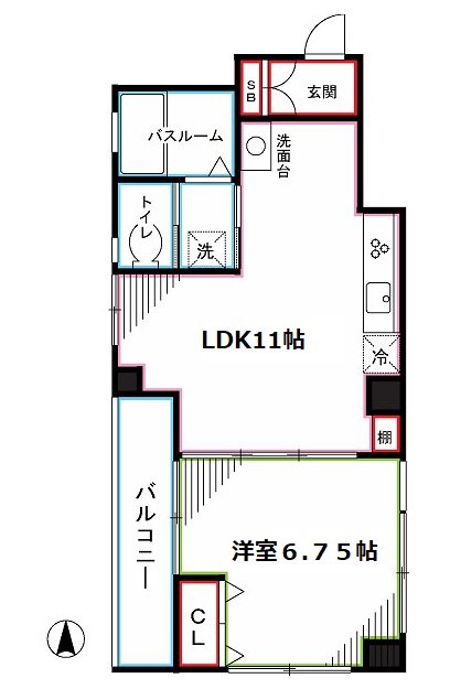 新高円寺パールマンション 間取り