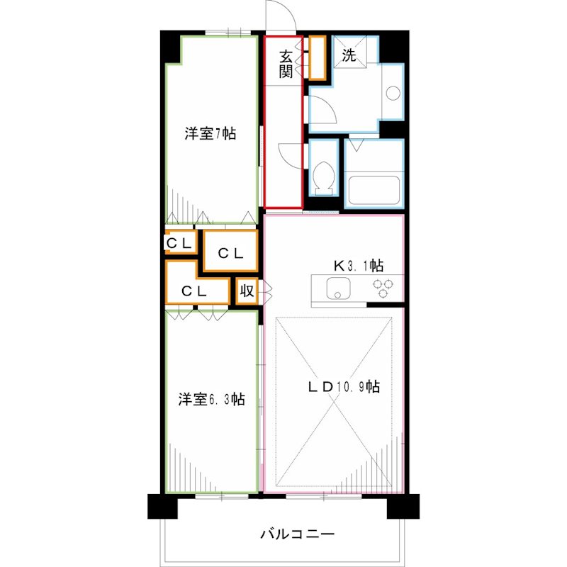 Nステージ東小金井 間取り