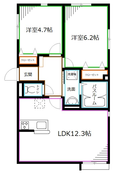 ヒルハイツ関町南 間取り