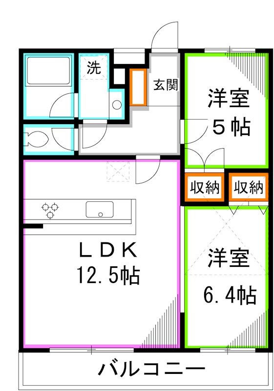 ディアコート国分寺  間取り