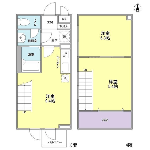 La fleche中野坂上  間取り