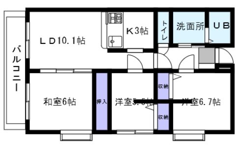 エクセレント竹下 間取り