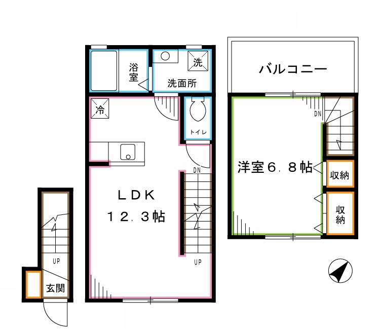 プラチナフォルム東中野  間取り