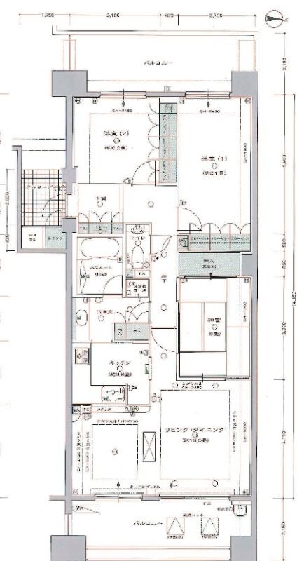 クリオレミントンヴィレッジ国立 間取り