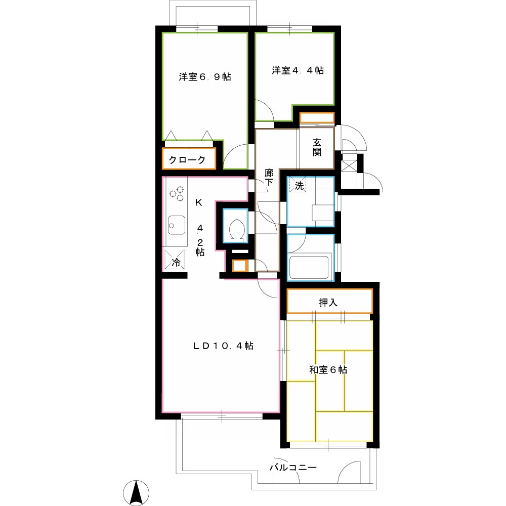 井の頭パーク・プラザ 間取り