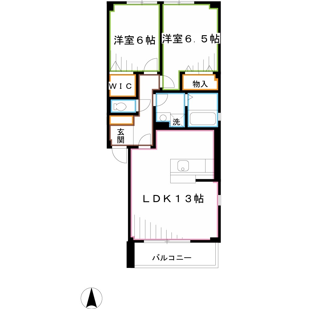 メゾン欅 間取り