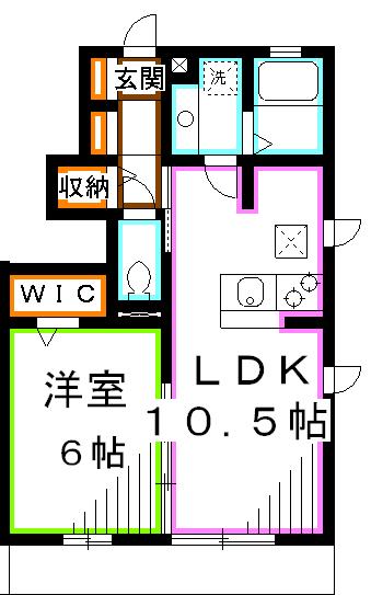 メゾンアンソレーエ 間取り