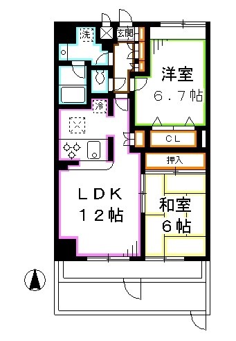 エクセル荻窪西 間取り