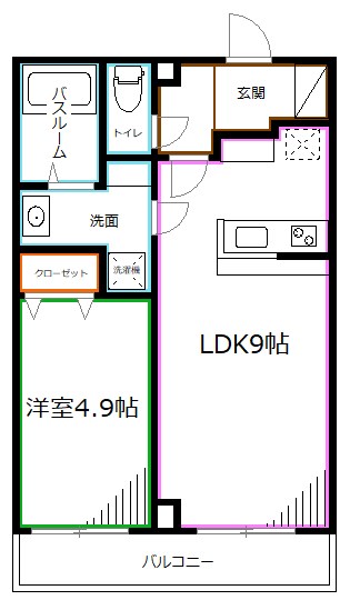 ピアコートＴＭ上石神井　弐番館 間取り