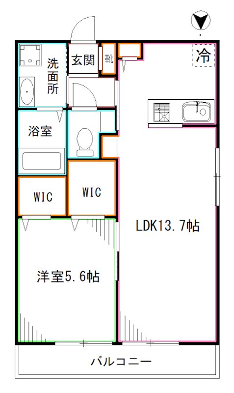 ビバグランデ桃林 間取り