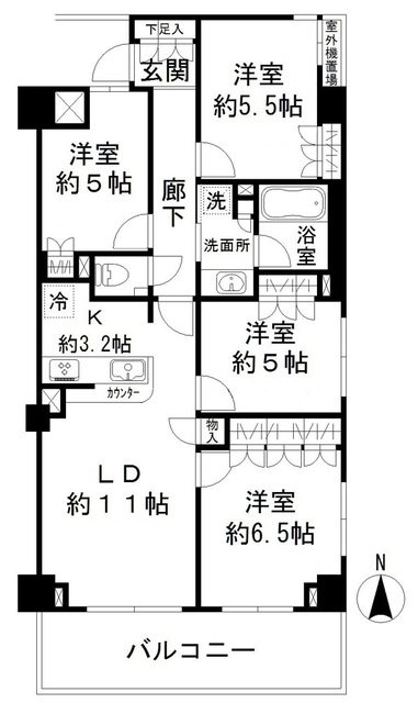 ガーデンホーム西国分寺  間取り