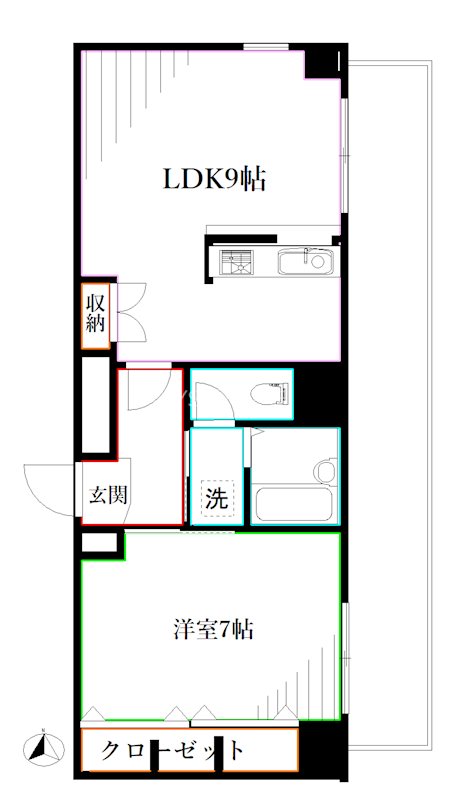 日神パレステージ三鷹 間取り