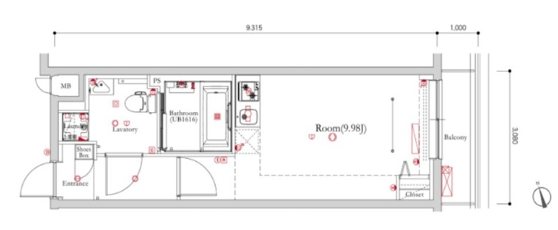 シャンファーレ中野リブート 間取り