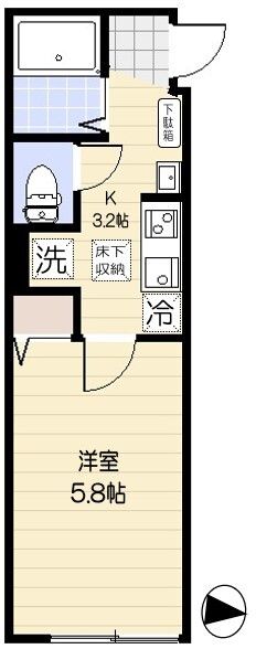 エクセラン西国立 間取り