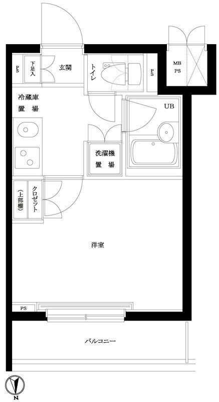 ルーブル中野富士見町参番館 間取り