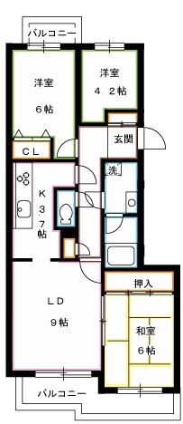 井の頭パーク・プラザ  間取り
