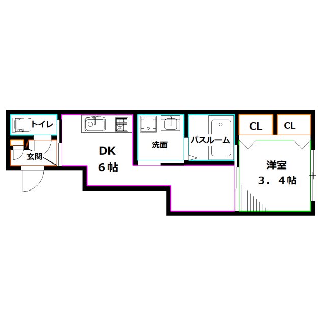 ソルナクレイシア三鷹Ⅱ 間取り