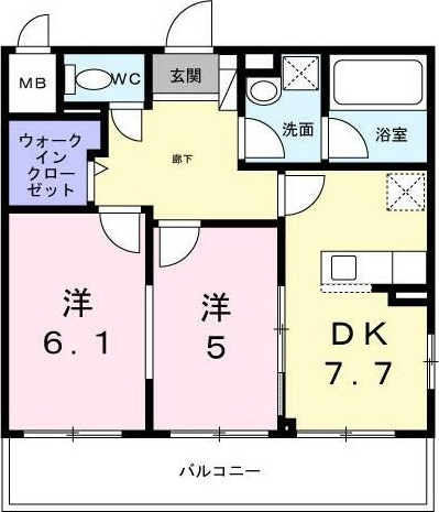ベルカーサ 間取り
