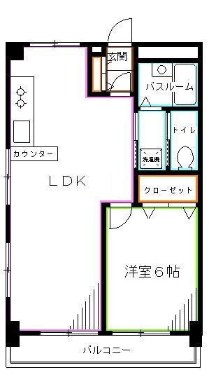 第2小美野マンション 間取り