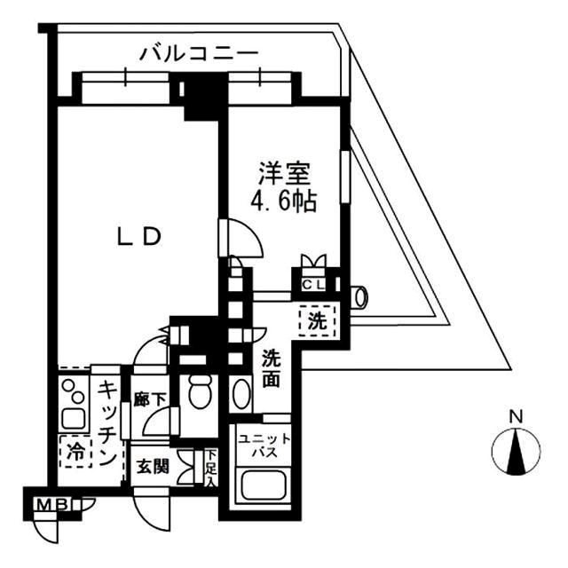 レジディア中落合A棟 間取り